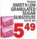 C Town Sweet N Low Granulated Sugar Substitute offer