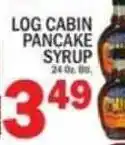 C Town Log Cabin Pancake Syrup offer