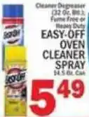 C Town Easy-off oven cleaner spray offer