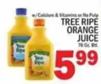 C Town Tree Ripe Orange Juice offer
