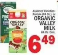 C Town Organic Valley milk offer