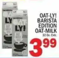 C Town Oat-ly! barista edition oat-milk offer