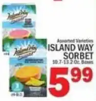 C Town Island Way sorbet offer
