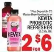 C Town Kevita Probiotic Refresher offer