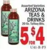 C Town Arizona teas & drinks offer