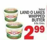 C Town Land o lakes salted whipped butter offer