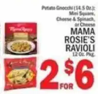 C Town Mama rosie's ravioli offer