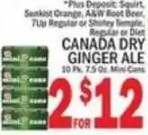 C Town Canada Dry Ginger Ale offer