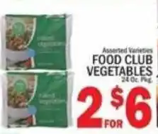 C Town Food club vegetables offer