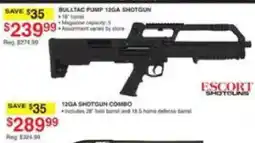 Dunham's Sports Escort shotguns bulltac pump 12ga shotgun offer
