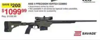 Dunham's Sports Savage Axis II Precision Vortex Combo offer