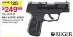 Dunham's Sports Ruger Max 9 Optic Ready offer