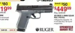 Dunham's Sports Ruger Xd Mod 4 9mm Gear Pac Pistol offer