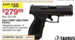 Dunham's Sports Taurus Gx4 Carry 9mm Toro Pistol offer