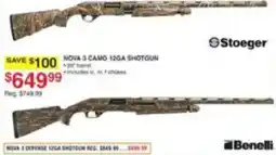 Dunham's Sports Stoeger Nova 3 Camo 12ga Shotgun offer