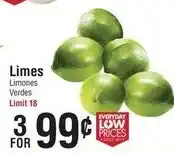 Smart & Final Limes offer
