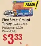 Smart & Final First Street Ground Turkey offer