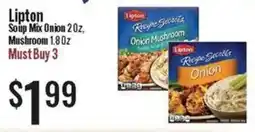 Jons International Lipton soup mix onion mushroom offer