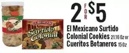 Jons International El Mexicano Surtido Colonial Cookies or Cueritos Botaneros offer
