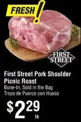 Smart & Final First Street Pork Shoulder Picnic Roast offer