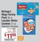 Smart & Final Kellogg's Loacker Wafer Cookies offer
