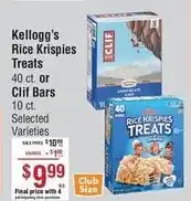 Smart & Final Kellogg's Rice Krispies Treats offer