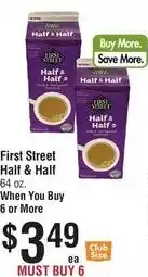Smart & Final First Street Half & Half offer