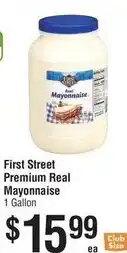 Smart & Final First Street Premium Real Mayonnaise offer