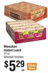 Smart & Final Maruchan Instant Lunch offer