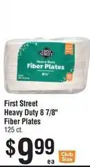 Smart & Final First Street heavy duty fiber plates offer