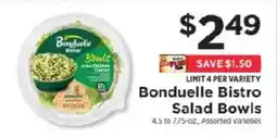 ShopRite Bonduelle Bistro Salad Bowls offer