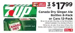 ShopRite Canada Dry Ginger Ale offer