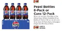 ShopRite Pepsi Bottles or Cans offer