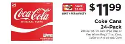 ShopRite Coca-Cola Coke Cans offer