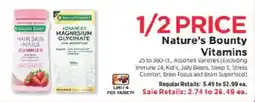 ShopRite Nature's Bounty vitamins offer