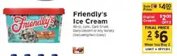 ShopRite Friendly's Ice Cream offer