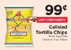 ShopRite Calidad Tortilla Chips offer