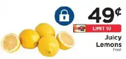 ShopRite Juicy Lemons offer