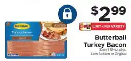ShopRite Butterball Turkey Bacon offer