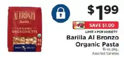ShopRite Barilla Al Bronzo Organic Pasta offer
