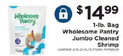 ShopRite Wholesome Pantry Jumbo Cleaned Shrimp offer