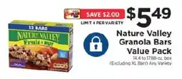 ShopRite Nature Valley Granola Bars Value Pack offer