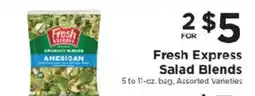 ShopRite Fresh Express Salad Blends offer