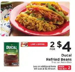 ShopRite Ducal Refried Beans offer