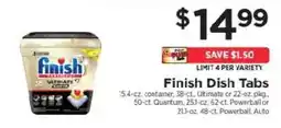 ShopRite Finish dish tabs offer