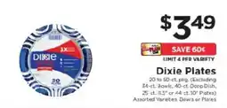 ShopRite Dixie Plates offer