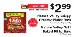 ShopRite Nature Valley Crispy Creamy Wafer Bars offer
