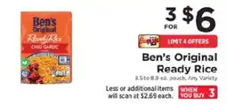 ShopRite Ben's Original Ready Rice offer