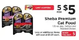 ShopRite Sheba Premium Cat Food offer