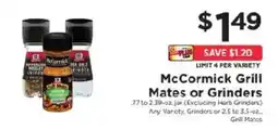 ShopRite McCormick Grill Mates or Grinders offer